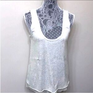 J. Crew Women’s Light Gray  Fitted Sleeveless Tank Top S